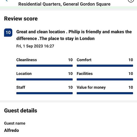Residential Quarters, General Gordon Square Apartment London Bagian luar foto
